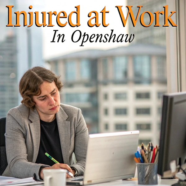 Injured at work in Openshaw