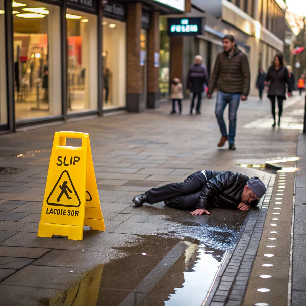 claim for slipping in Stockport